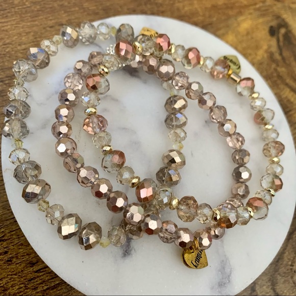 New Erimish set of 3 stretch bracelets - Picture 5 of 7